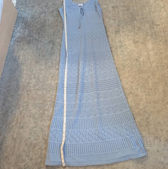Runaway The Label Sky Blue Sonoma Maxi Knit Dress - Picture 13 of 15